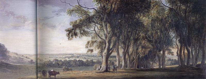 SANDBY, Paul View of WIndsor from Snow Hill Norge oil painting art